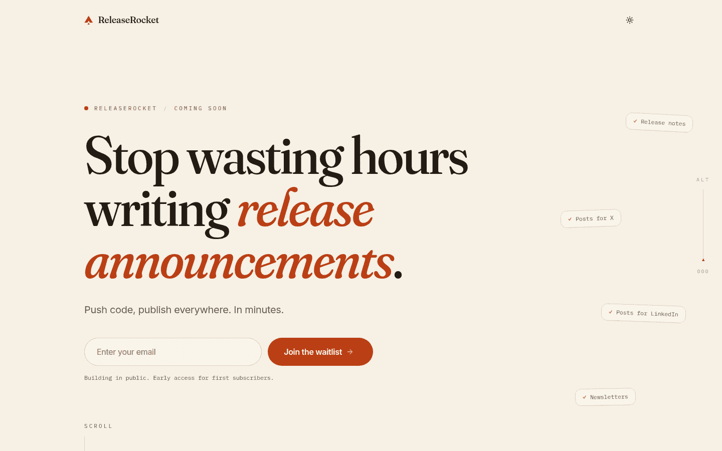 ReleaseRocket product screenshot